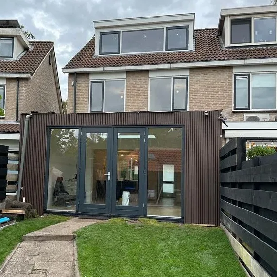 buitenmuur bekleden