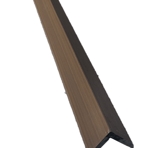 Rustic teak composiet hoekprofiel
