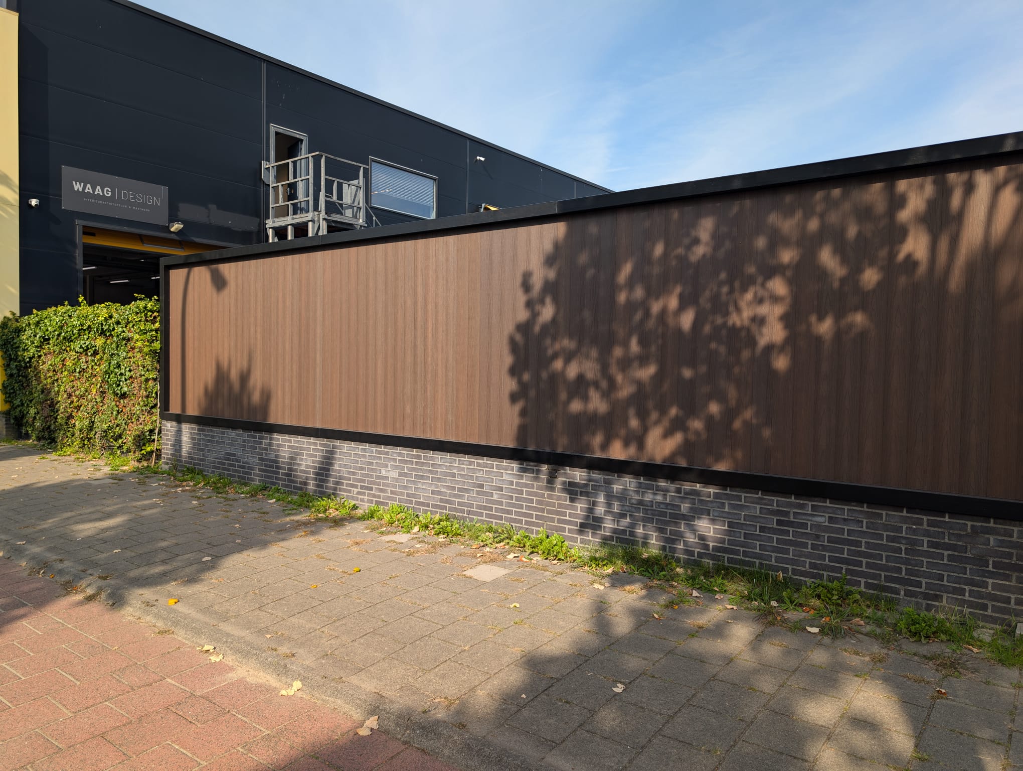 Rabatdelen donker bruin