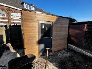 Tuinhuis van composiet