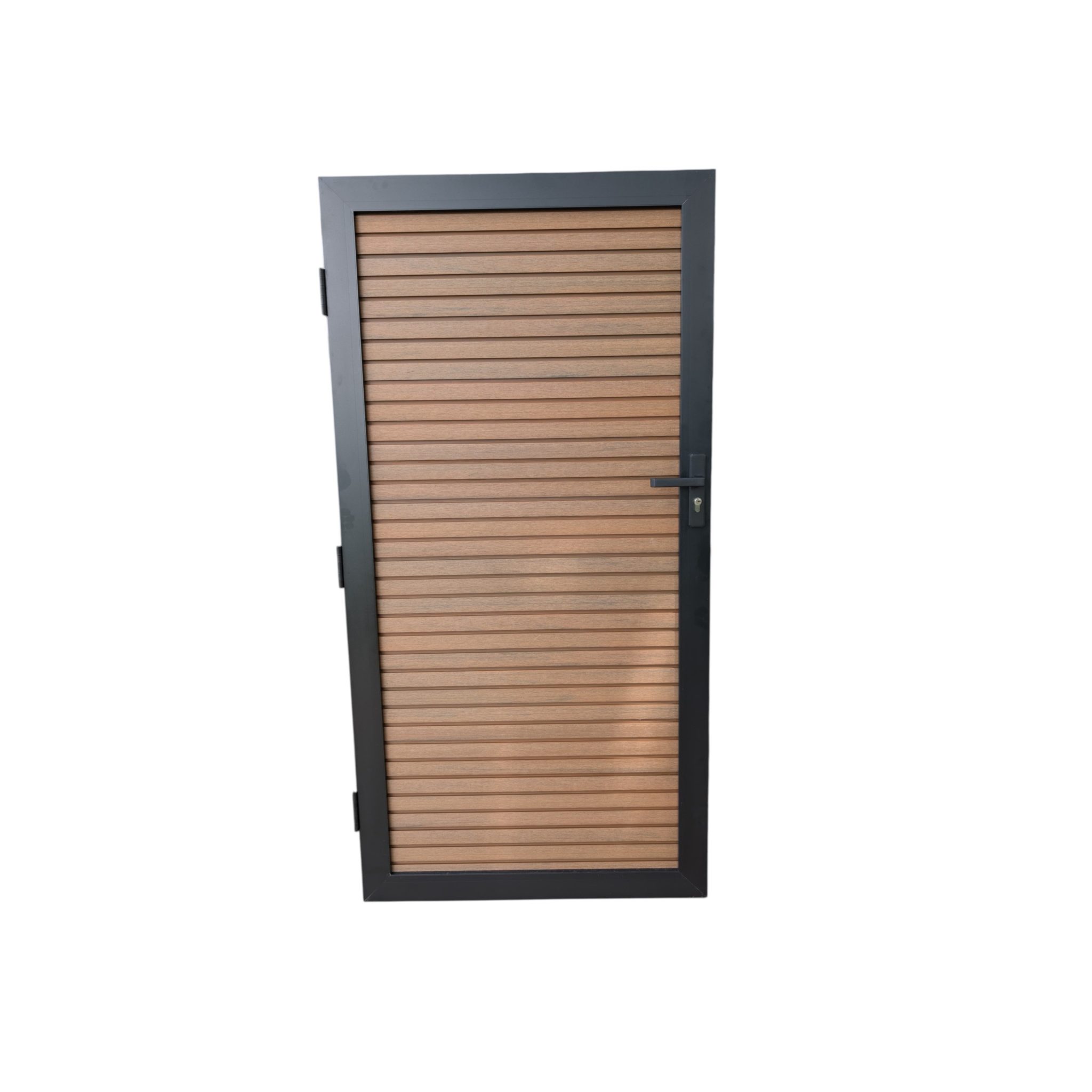 Composiet tuindeur - Teak rhombus