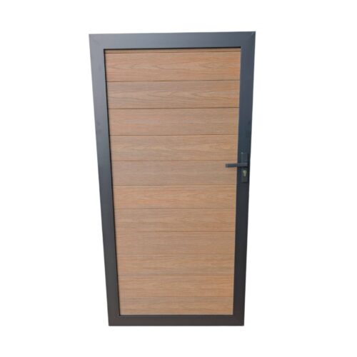 Composiet tuindeur - Teak