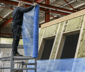 Folie achter gevelbekleding