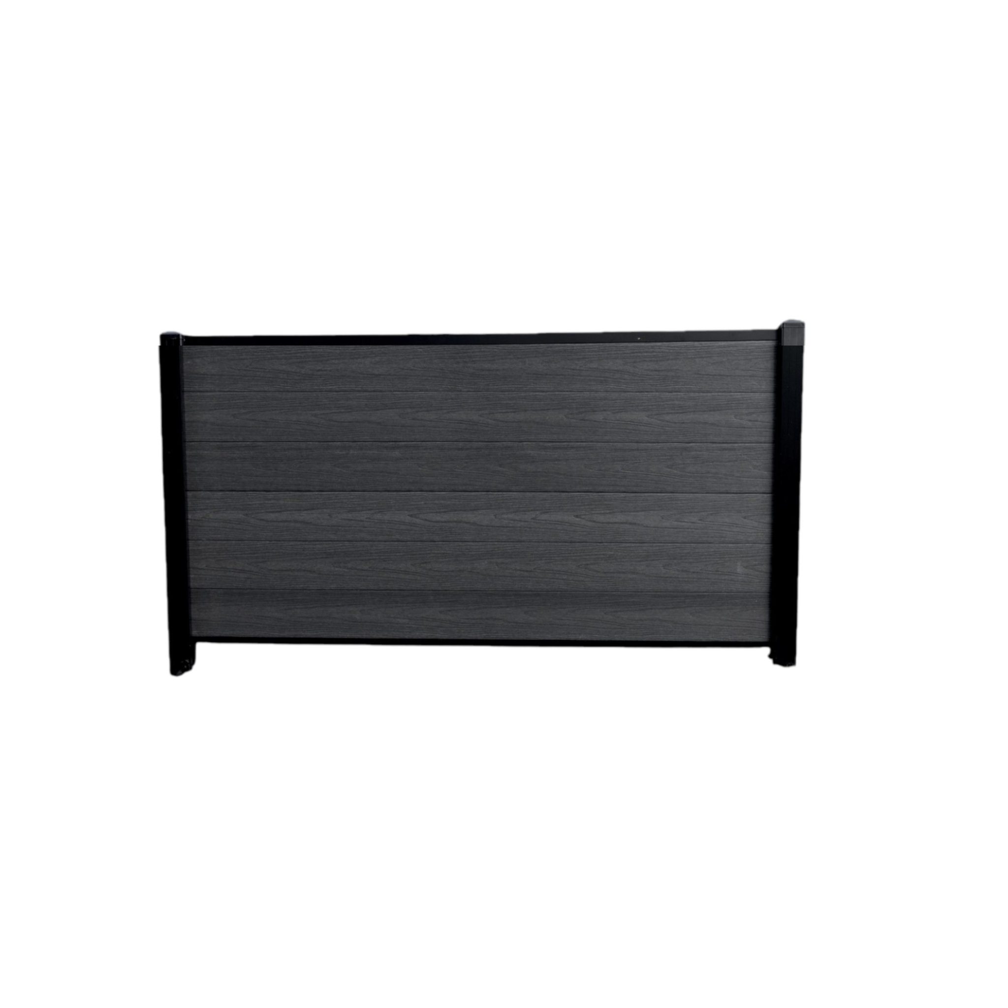 Schutting zwart half