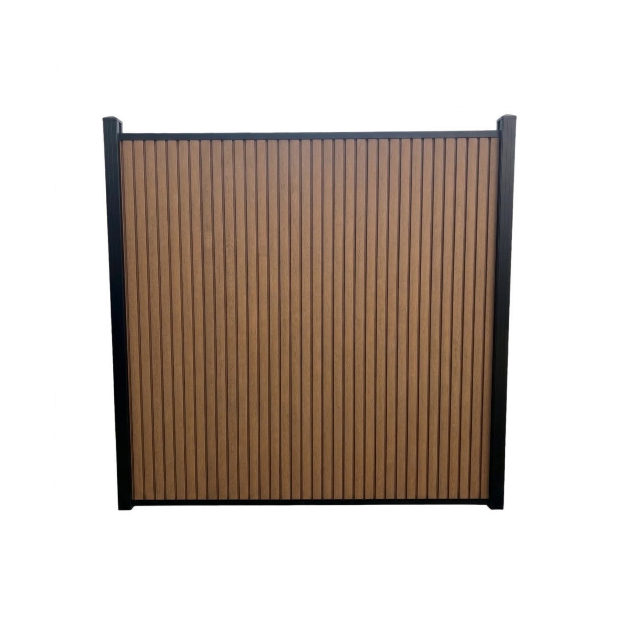 Rhombus schutting verticaal teak