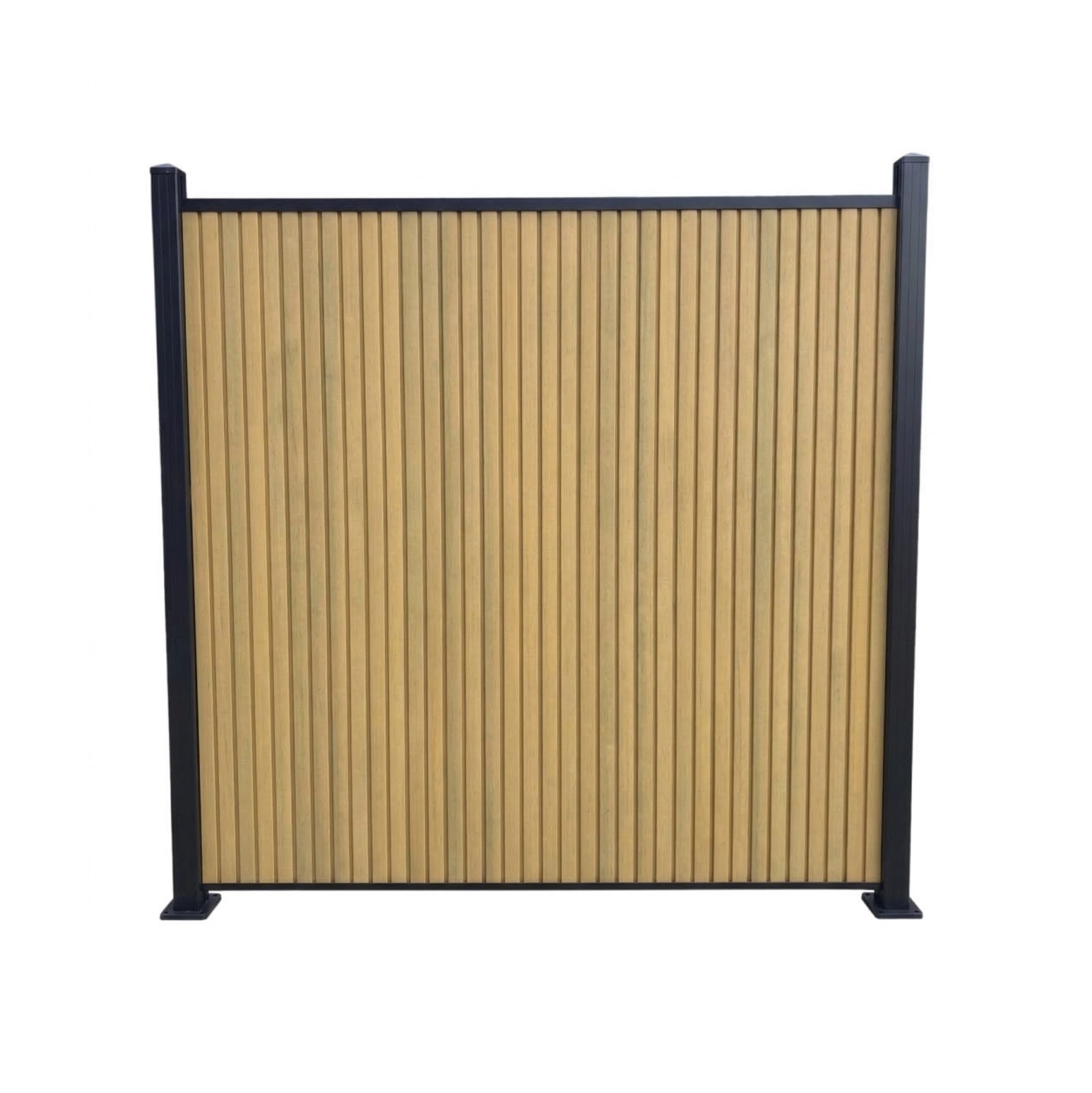 Schutting verticaal eiken
